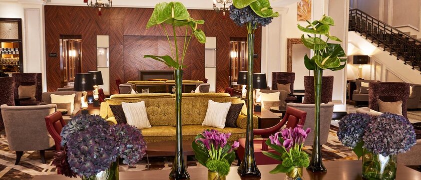 Grand Hotel Kempinski Riga Empfangsbereich