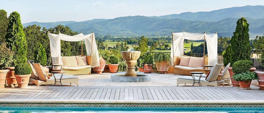 Auberge du Soleil Liegen