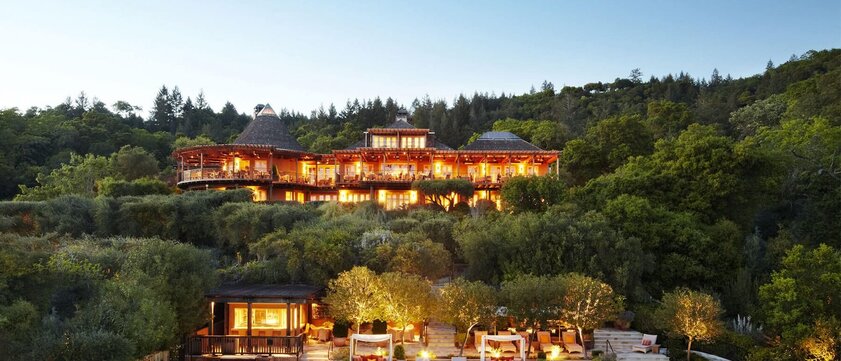 Auberge du Soleil Außenansicht