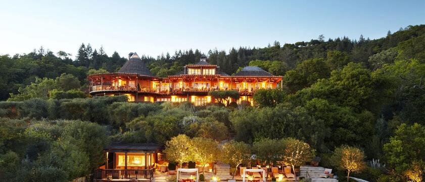 Auberge du Soleil Außenansicht