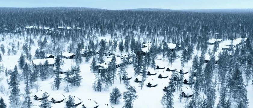 Wilderness Hotel Muotka Panoramablick