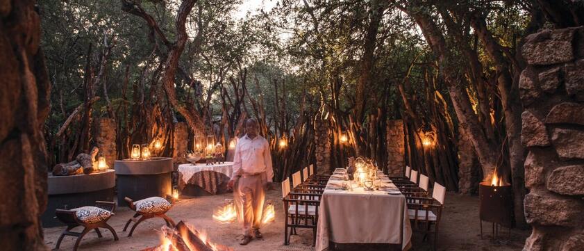 Dulini River Lodge Dinner