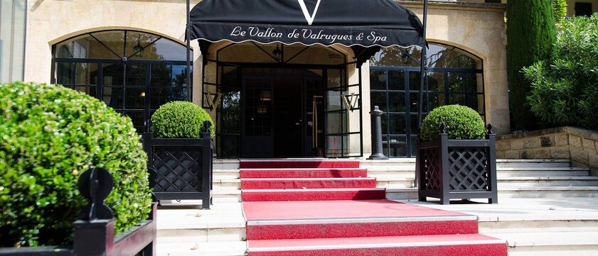 Le Vallon de Valrugues & Spa Eingang