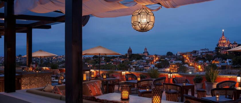 Rosewood San Miguel de Allende Terrasse