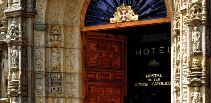 Parador de Santiago de Compostela Eingang