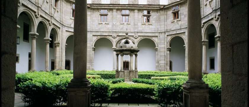 Parador de Santiago de Compostela Gartenanlage