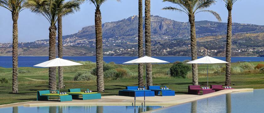 Pool vom Rocco Forte Verdura Resort in Sciacca