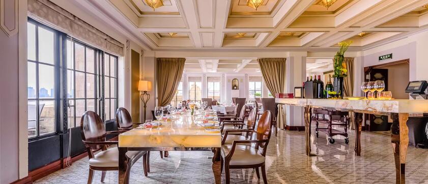 Restaurant vom Fairmont Peace Hotel in Shanghai