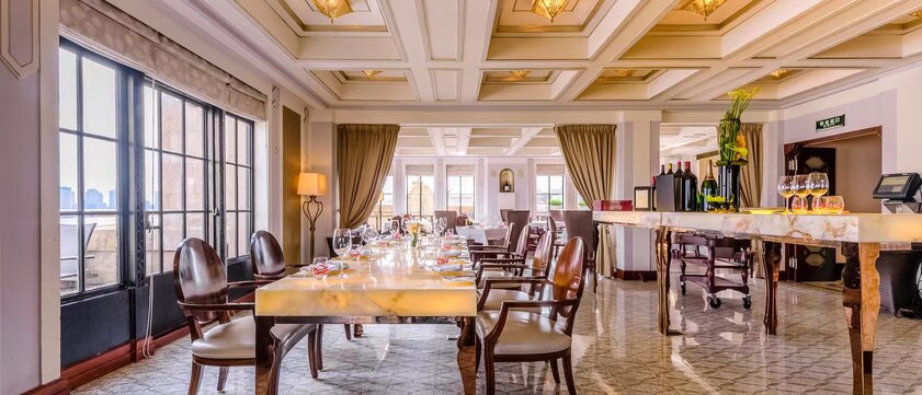 Restaurant vom Fairmont Peace Hotel in Shanghai