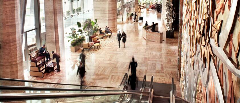 The Ritz-Carlton Shanghai Pudong Empfangsbereich