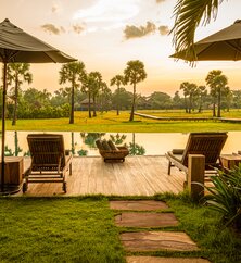 Pool vom Phum Baitang in Siem Reap