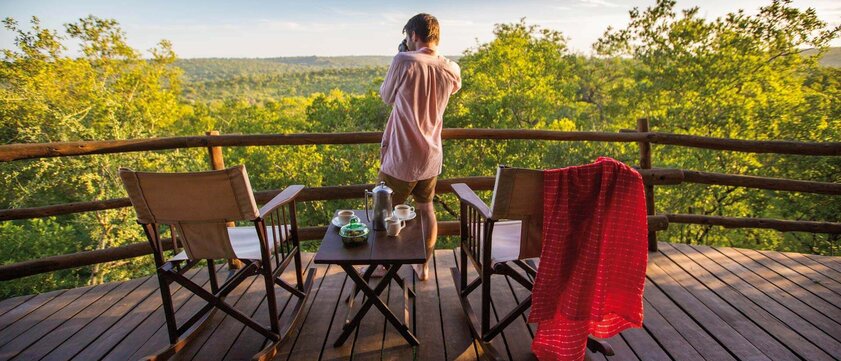 Tarangire Treetops Terrasse