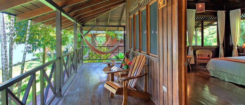 Tortuga Lodge and Gardens Balkon