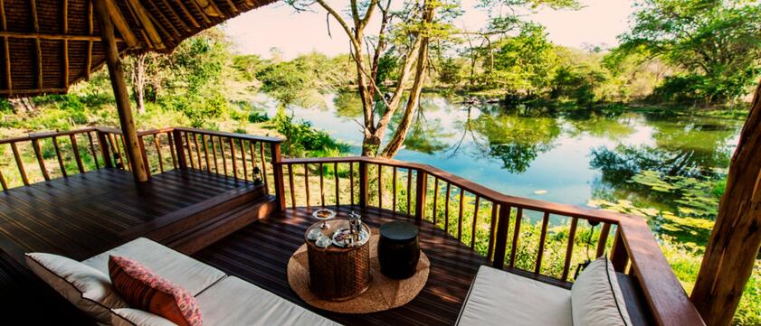 Finch Hattons Luxury Camp Aussicht