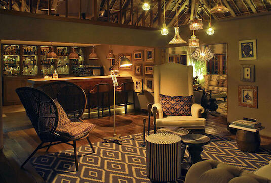 Finch Hattons Luxury Camp Lobby