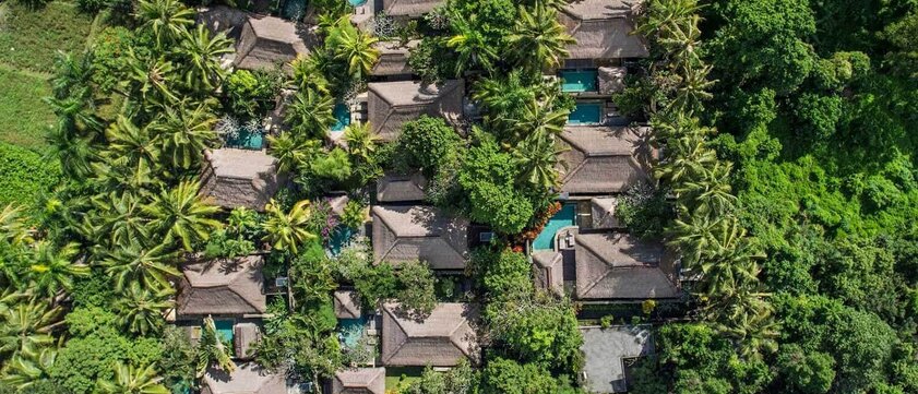 The Ubud Village Resort & Spa Luftaufnahme