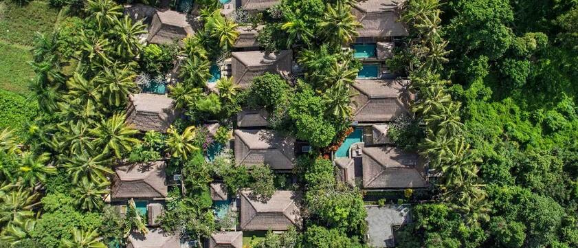 The Ubud Village Resort & Spa Luftaufnahme