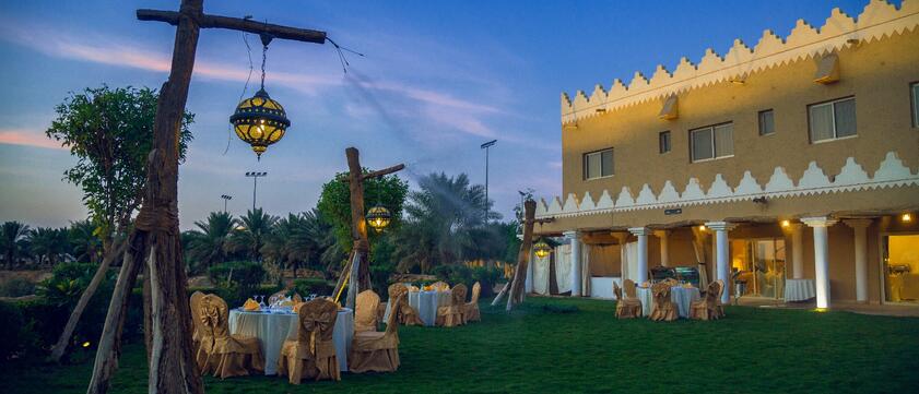 Al Malfa Resort Garten