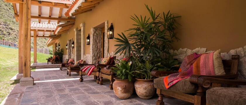 Inkaterra Hacienda Urubamba Terrasse