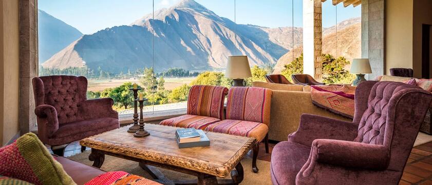 Inkaterra Hacienda Urubamba Lounge