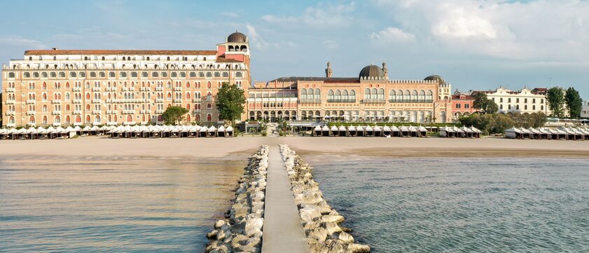 Hotel Excelsior Venice Lido Resort Außenanischt