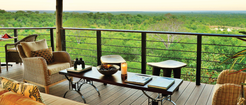 Victoria Falls Safari Club Terrasse