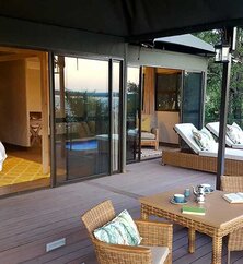 Old Drift Lodge Terrasse