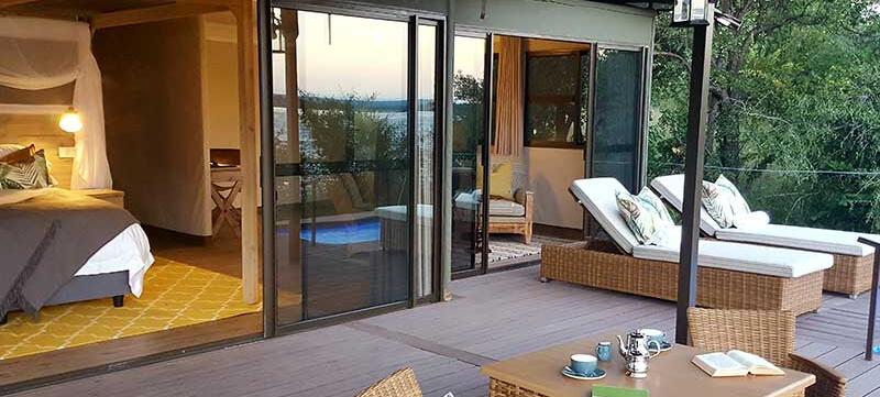 Old Drift Lodge Terrasse