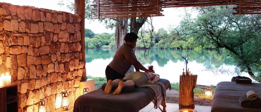 Matetsi River Lodge Wellnessbereich