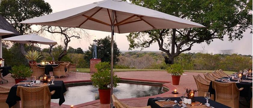 Victoria Falls Hotel Terrasse