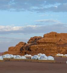 Wadi Rum UFO Luxotel Außenansicht