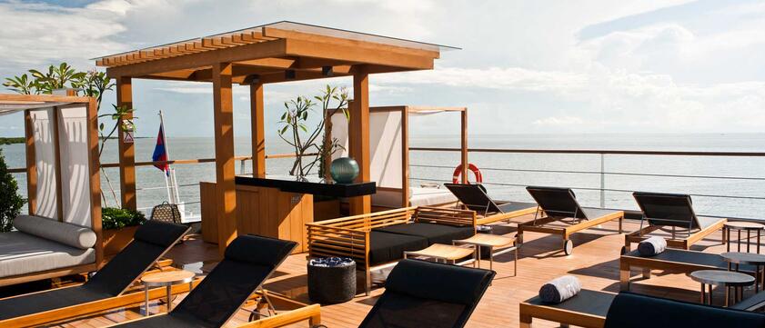 Aqua Mekong Sonnendeck
