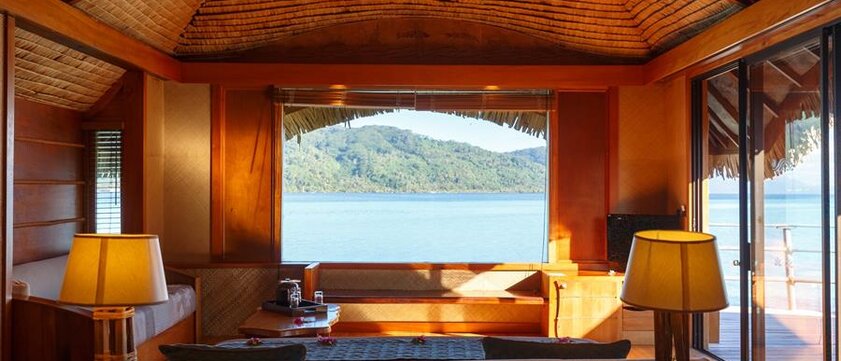 Le Tahaa Island Resort & Spa Zimmerblick