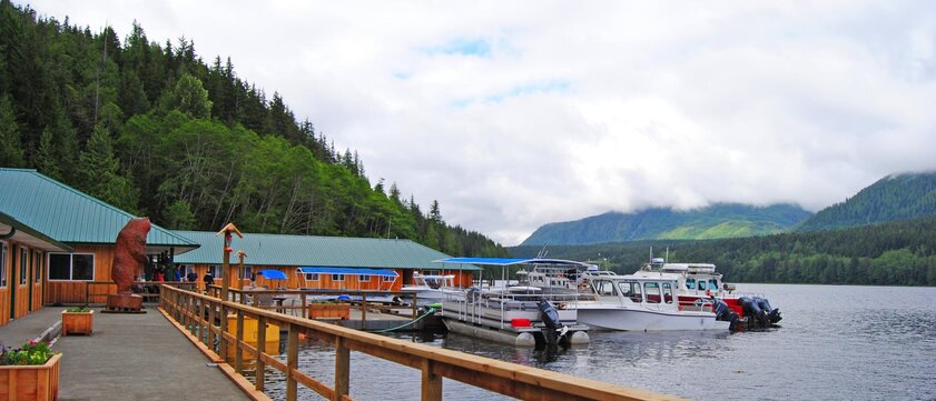 Knight Inlet Lodge Anlegestelle