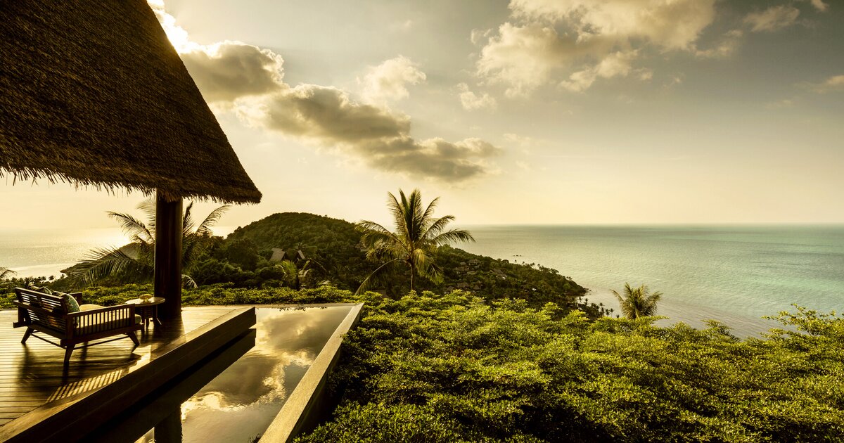 Four Seasons Resort Koh Samui mit Meerblick