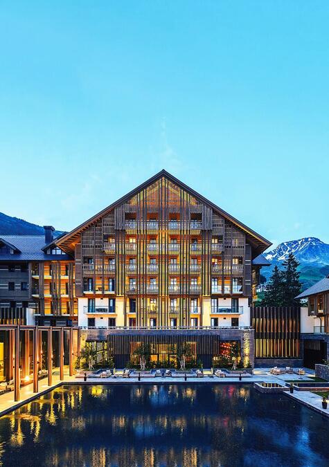 The Chedi Andermatt Aussenansicht