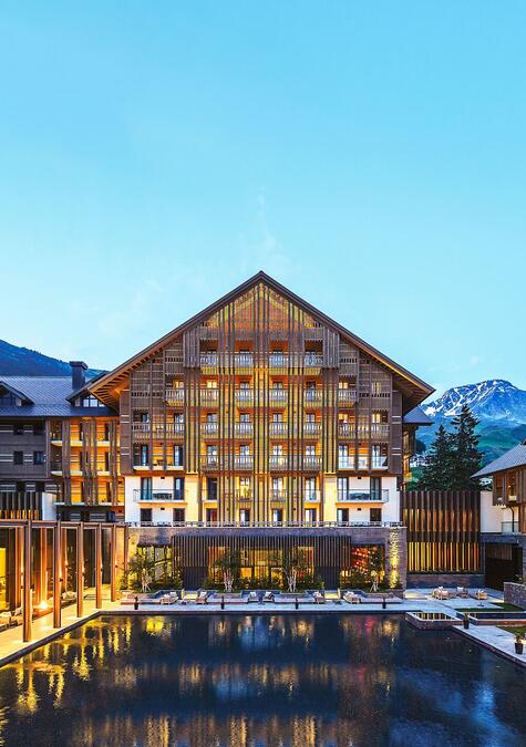 The Chedi Andermatt Aussenansicht