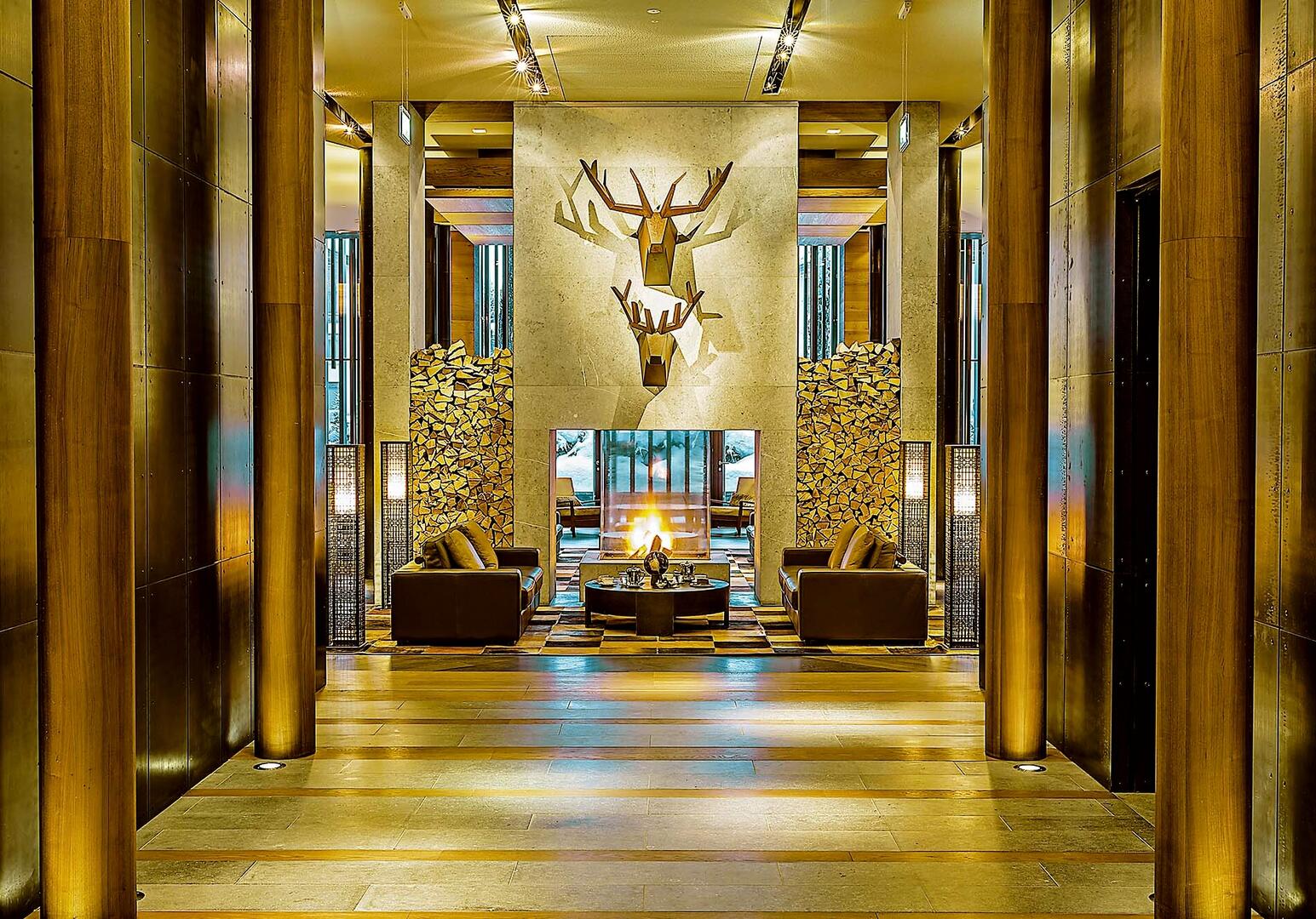 The Chedi Andermatt Eingangsbereich