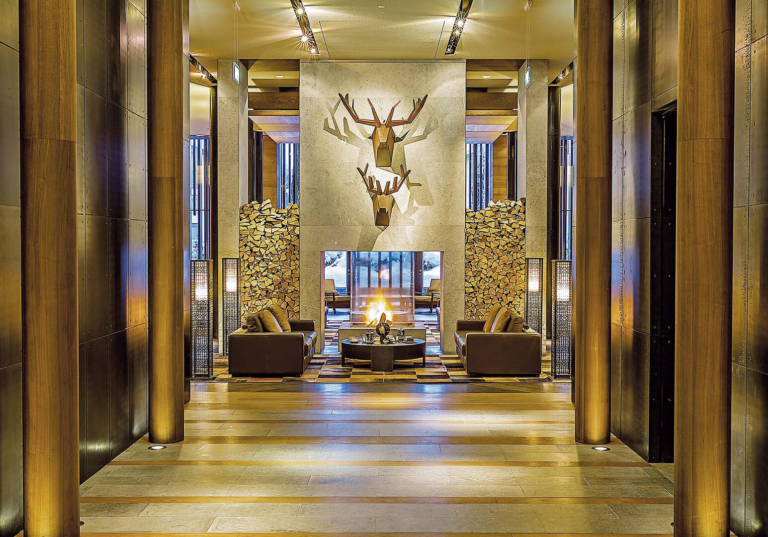 The Chedi Andermatt Eingangsbereich