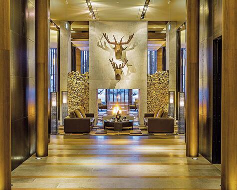 The Chedi Andermatt Eingangsbereich