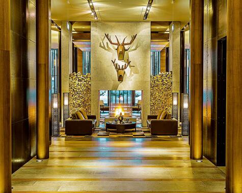 The Chedi Andermatt Eingangsbereich