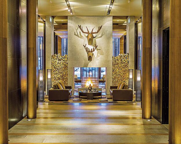 The Chedi Andermatt Eingangsbereich