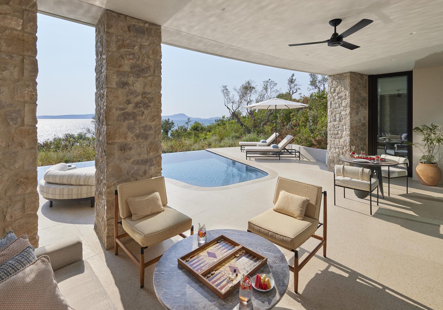 Mandarin Oriental, Costa Navarino - Terrace with private pool