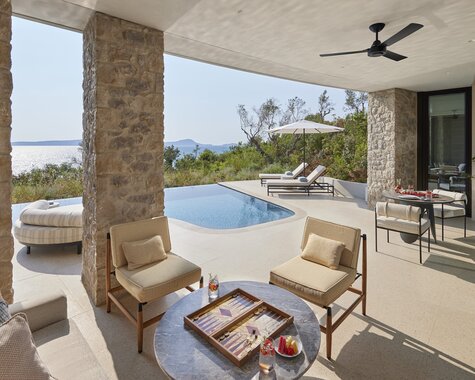 Mandarin Oriental, Costa Navarino - Terrace with private pool