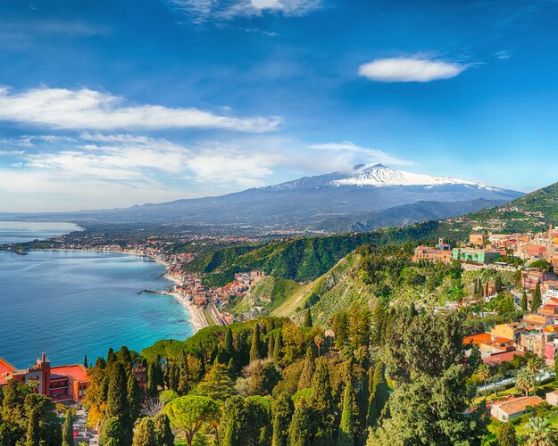 Luftaufnahme Taormina