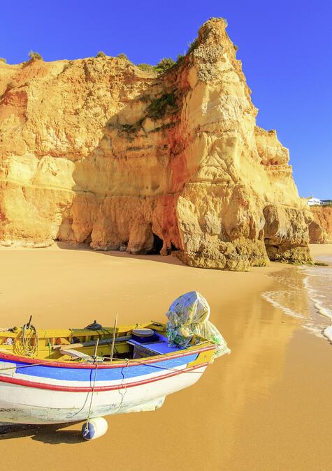Algrave Portugal - Boot am Strand
