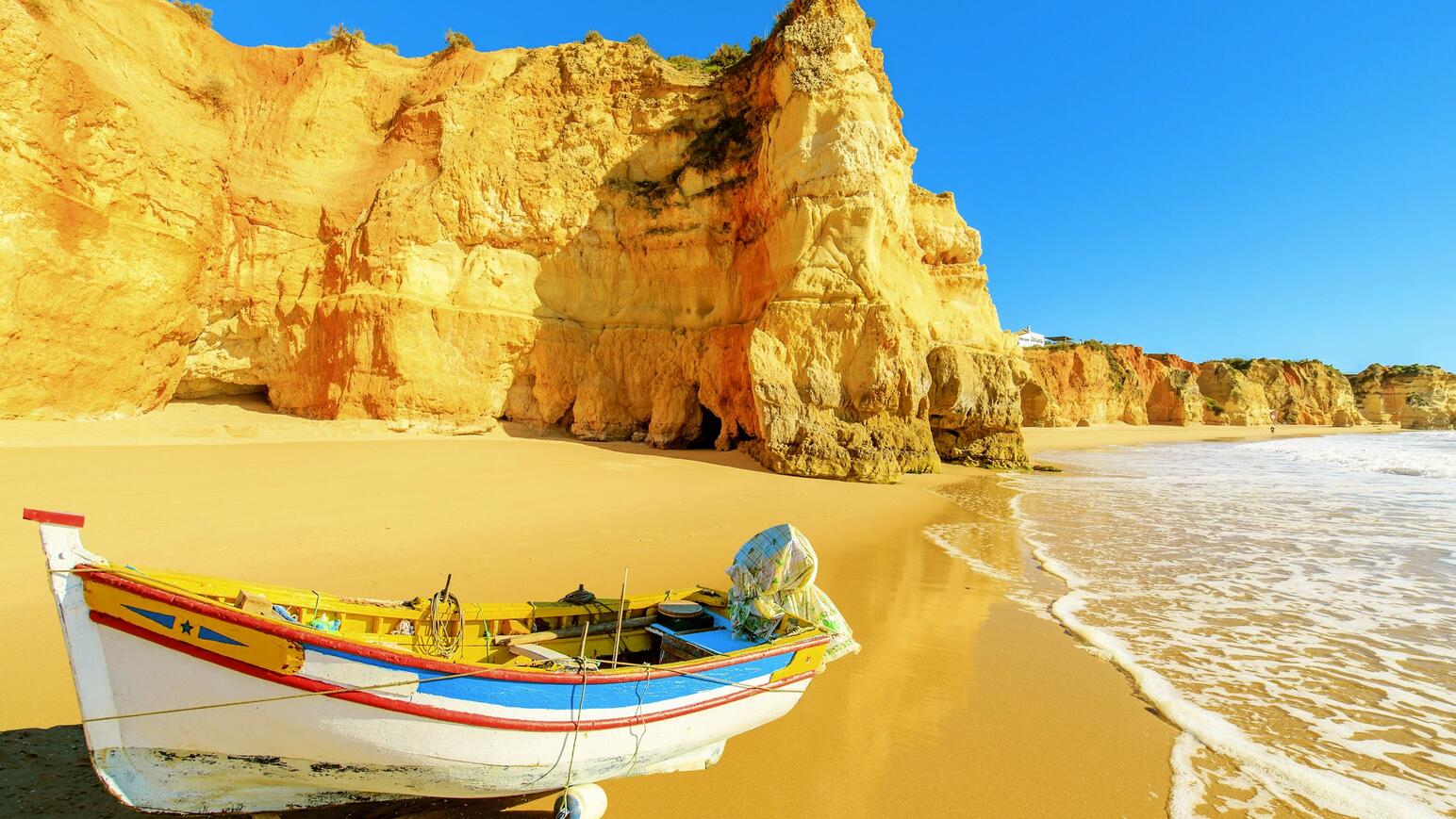 Algrave Portugal - Boot am Strand