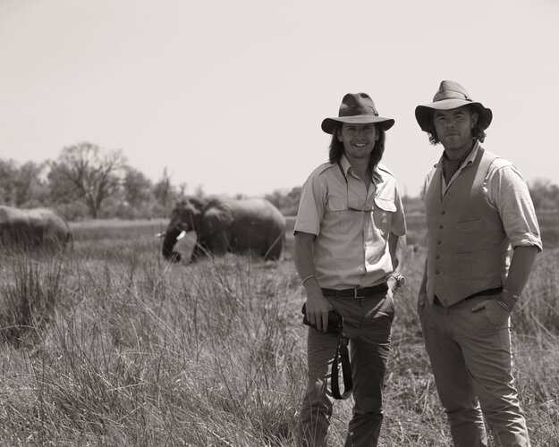 Botswana Reiseleiter John Barclay & James Stenner