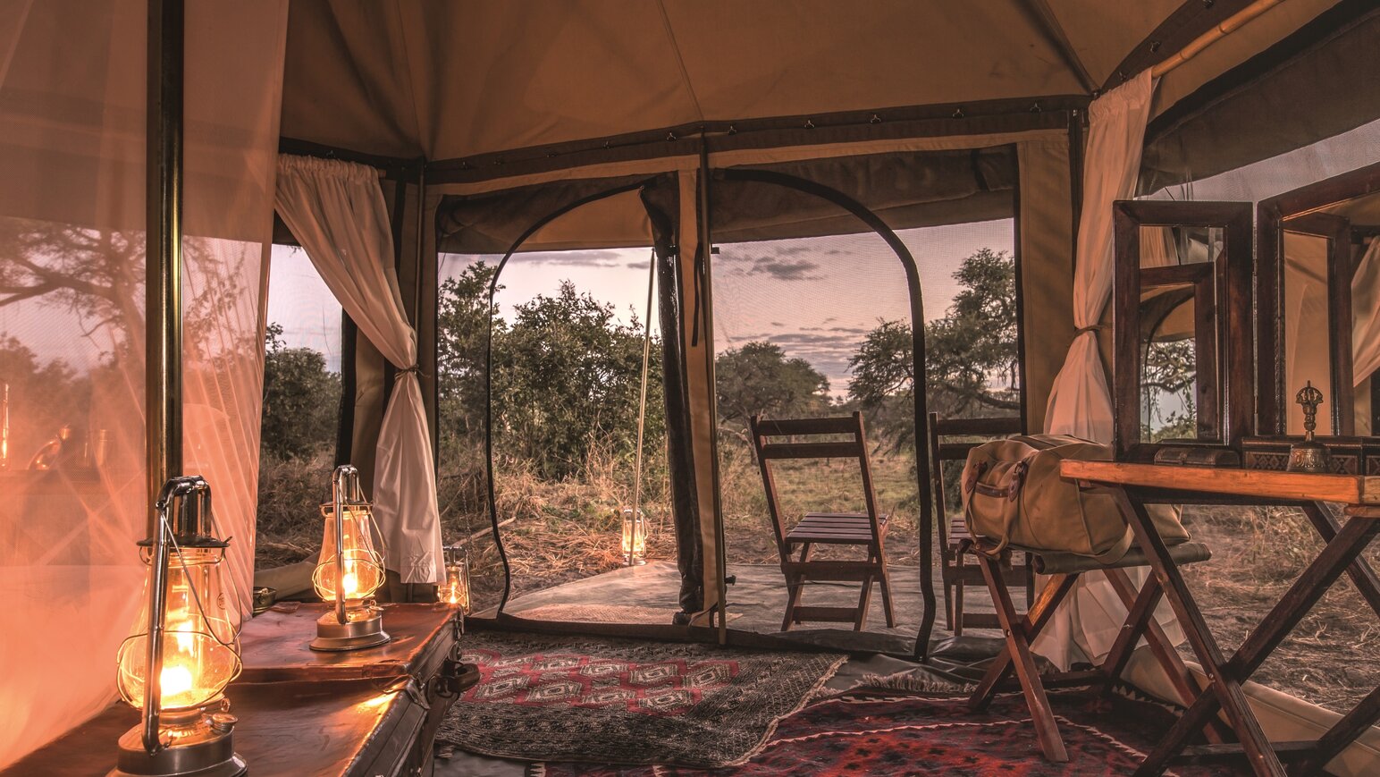 Botswana Unterkunft im Camp