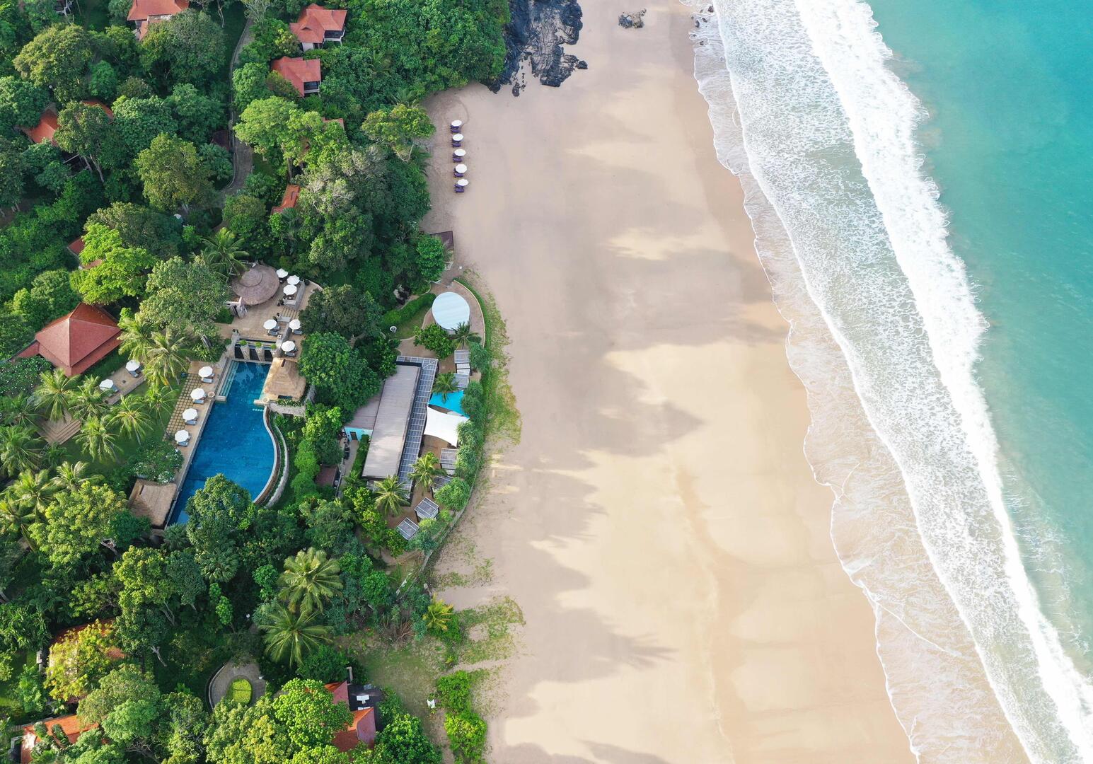 Strand vom Pimalai Resort & Spa in Koh Lanta